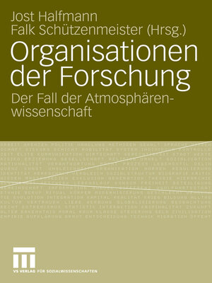 cover image of Organisationen der Forschung